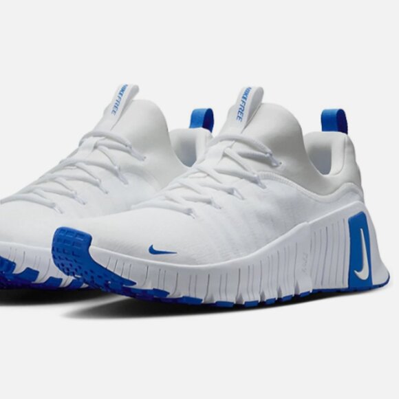 Nike Free Metcon 6 Men's 11M White Blue Workout Shoes "EXPEDITE SHIP" - Picture 1 of 8